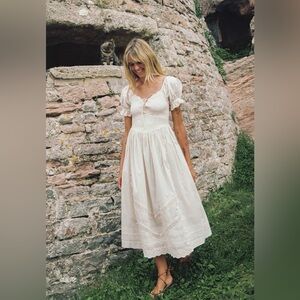 NWT Christy Dawn Madeline Dress in Pearl L